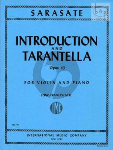 Introduction and Tarantella Op.43 Violin-Piano