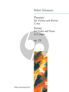 Schumann Fantasie C-dur Op.131 Violin-Piano (Joachim Draheim)