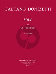 Donizetti Solo f-minor Oboe and Piano (Fulvio Caldini)