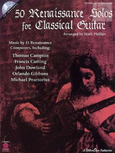50 Renaissance Solos for Classical Guitar (Bk-Audio Access Code)
