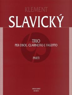 Slavicky Trio for Oboe, Clarinet and Bassoon (Set of Parts)