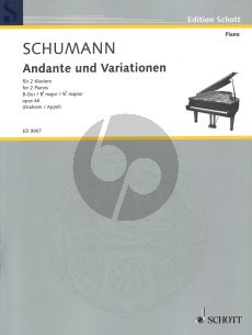 Schumann  Andante and Variations B-flat major Op.46 (2 Copies needed for performance) (Grade 3 - 4)