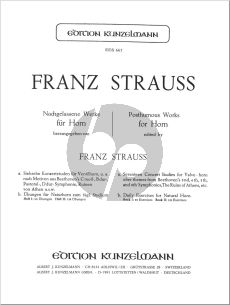 Strauss 17 Konzert-Etüden fur Horn