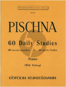 Pischna 60 Tägliche Studien Klavier (Willi Rehberg)