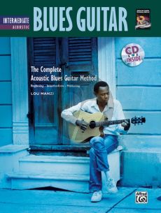 Manzi Intermediate Acoustic Blues Guitar Method Book with Cd