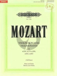 Sonaten Vol.2 KV 296 / 376 - 380 - 402 - 403