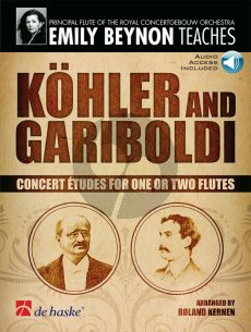 Beynon Teaches: Kohler and Gariboldi - Concert Etudes for 1 or 2 Flutes Bk-Audio Online (edited by Roland Kernen) (intermediate - advanced grade 6)