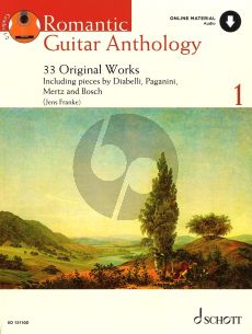 Romantic Guitar Anthology Vol.1Bk-Online Download (33 Original Works) (edited by Jens Franke)