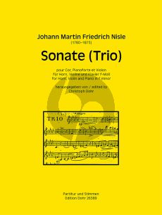 Nisle Sonate (Trio) f-moll Horn-Klavier und Violine (Part./Stimmen) (Christoph Dohr)