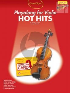 Guest Spot Hot Hits Playalong for Violin