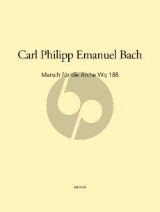 Bach March of the Arq Wq 188 /H.621 3 Trumpets and Timpani (Score/Parts) (Lewis)