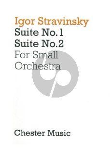 Strawinsky 2 Suites for Orchestra Study Score