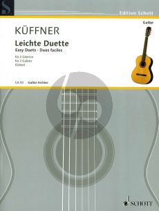 Kuffner 40 Leichte Duette fur 2 Gitarren (Herausgegeben von Walter Goetze)