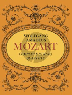 Mozart Complete String Quartets Score (Dover)