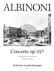 Albinoni Concerto F-dur Op.10 / 7 Violine-Streicher-Bc (Klavierauszug) (Walter Kolneder)
