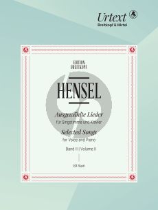 Hensel Ausgewahlte Lieder Vol.2 Mittel (Annette Maurer)