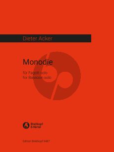 Acker Monodie Fagott solo (1967)