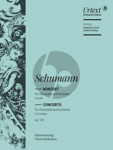 Schumann Concerto a-minor Op.129 Violoncello-Piano (red.) (Heinrich Schiff)