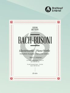 Bach Das Wohltemperierte Klavier 1. Teil / Heft 2: BWV 854 - 861(Busoni)