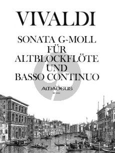 Vivaldi Sonata g-minor RV 50 Altblockflöte-Bc (Grete Zahn)