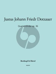 Dotzauer Quartett B-dur Opus 36 (Fagott-Vi.-Va.-Vc.) (Stimmen)