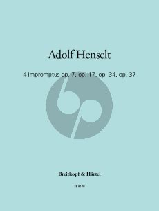 Henselt 4 Impromptus (Op.7 - 17 - 34 - 37) Klavier (Steinfatt)