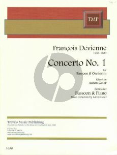 Devienne Concerto No.1 Bassoon and Piano (edited by Aaron Goler)