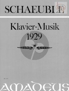 Klavier-Musik 1929 Op.5