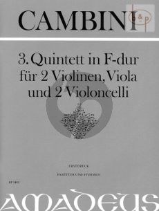 Quintet No.3 F-major (Score/Parts)