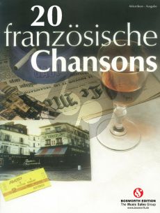 20 französische Chansons für Akkordeon