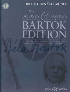 Bartok Duos & Trios for Clarinet (Bk-Cd) (edited by Hywel Davies)