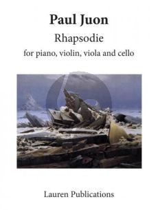 Juon Rhapsody Op.37 (Violin-Viola-Violoncello-Piano) (Score/Parts)