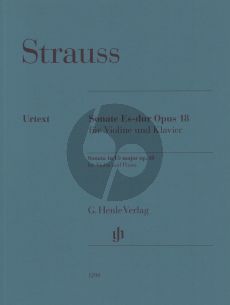 Strauss Violin Sonata E flat major op. 18