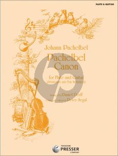 Pachelbel Canon for Flute and Guitar (Standard and TAB Notation) (Arranged by Daniel Dorff) (Guitar Part by Peter Segal)