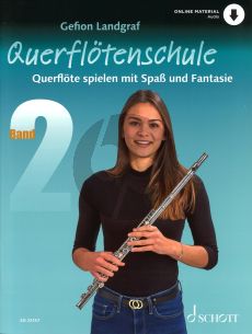 Landgraf Querflötenschule Lehrbuch band 2 (Book with Online Audio) (Querflöte spielen mit Spaß und Fantasie)