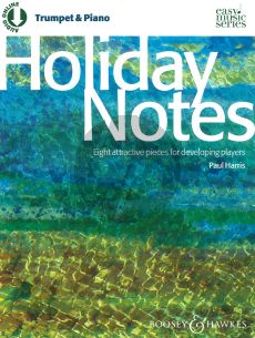 Harris Holiday Notes Trumpet and Piano with Audio Online (8 Attractive pieces for developing players)
