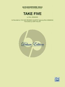 Desmond Take Five for Alto Saxophone and Piano (transcr. by Gary Keller)