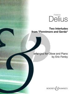 Delius 2 Interludes (from Fennimore and Gerda) Oboe-Piano