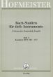 Bach Studien Vol.3 fur Tiefe Instrumente Kantaten BWV 103 - 137 (Siebach)