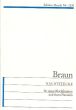 Braun Nachtstücke für einen Blockflötisten und einen Pianisten (1972) (1 Spieler mit Blockflöten (SinoSATB) im Wechsel, Klavier)