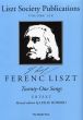 Liszt 21 Songs Voice-Piano (Liszt Society Publications Vol.6) (edited by Leslie Howard)