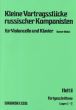 Album Kleine Vortragstucke russischer Komponisten Vol.2 (Ribke) (Fortgeschrittene) (Lagen 1 / 2 - 7)