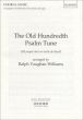 Vaughan Williams Old Hundredth Psalm Tune SATB