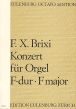 Brixi Konzert F-dur Orgel-Streicher Partitur