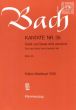 Bach Kantate No.35 BWV 35 - Geist und Seele wird verwirret (Soul and body bend before Him) (Deutsch/Englisch) (KA)