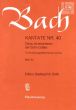 Bach Kantate No.40 BWV 40 - Darzu ist erschienen der Sohn Gottes (To this end appeared the Son of God) (Deutsch/Englisch) (KA)