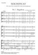 Bach Magnificat D-Dur WQ 215 Soli-Chor-Orchester Chorpartitur (Gábor Darvas)