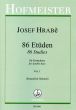 Hrabe 86 Etuden Vol.1 Kontrabass (Franz Simandl ynd Konrad Siebach)