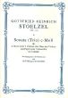Stolzel Sonate c-Moll 2 Oboen[Violinen]-Fagott[Violoncello)-Bc