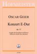 Geier Konzert E-dur Op.11 Kontrabass-Orch. KA